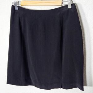 INC International Concepts Black Mini Skirt Size 10 NWT Office Siren
